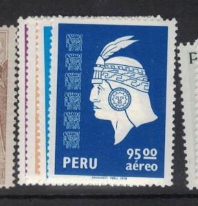 Peru SC C486-9 MNH (5dud)