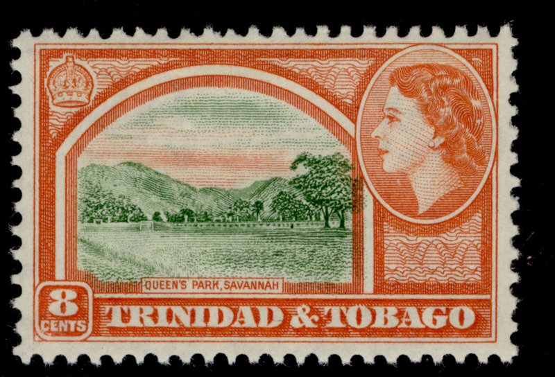 TRINIDAD & TOBAGO QEII SG273, 8c deep yellow-green & orange-red, M MINT. 