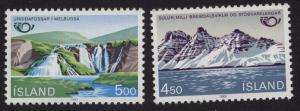 Iceland  #571-572 1983  MNH Nordic Cooperation