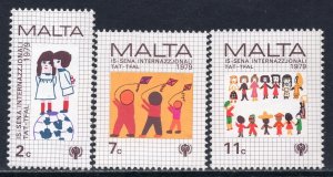 4021 - MALTA 1979 - International Children Year - MNH Set