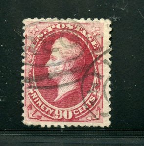 UNITED STATES  SCOTT # 155 PERRY F/VF USED SOME SHORT PERF--SCOTT VALUE $325.00