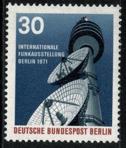 GERMANY BERLIN 1971 INTER. BROADCASTING EXHIB. MINT (NH) SG B392 P.14 SUPERB