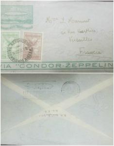 O) 1932 ARGENTINA. AIRMAIL - VIA CONDOR ZEPPELIN - MIT LUFTSCHIFF GRAFF ZEPPELIN