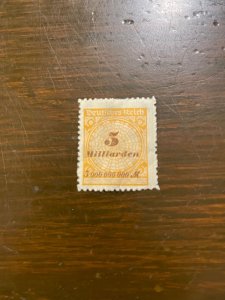 Germany SC 307 M, H 1mird Mk (Yellow & Brown) Large Number (1) VF/XF