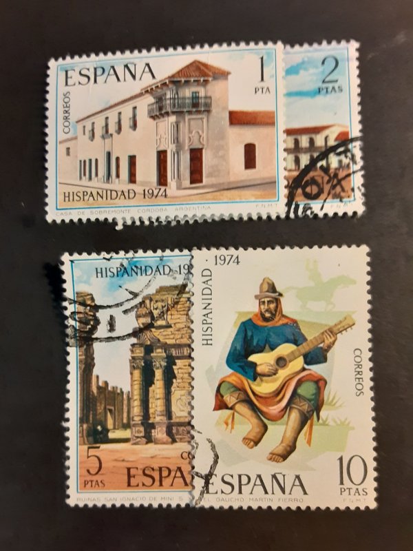 +Spain #1840-1843           Used
