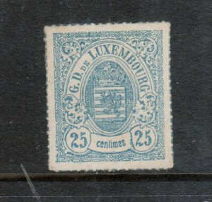 Luxembourg #22a Extra Fine Never Hinged **With Certificate**