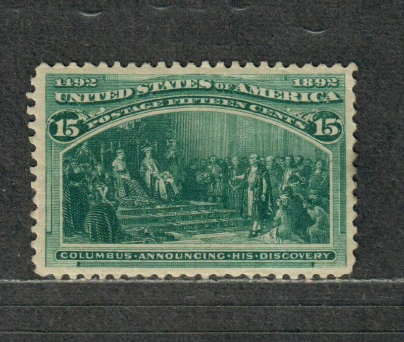 US Sc#238 M/H/VF, Tiny Perf Thin, Cv. $200