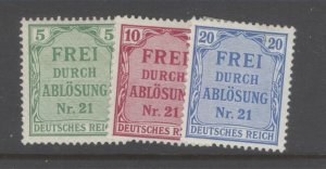 Germany Scott OL3-5 mint