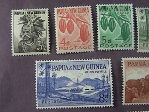 PAPUA/NEW GUINEA # 139-146-MINT/HINGE-COMPLETE SET-1958-60