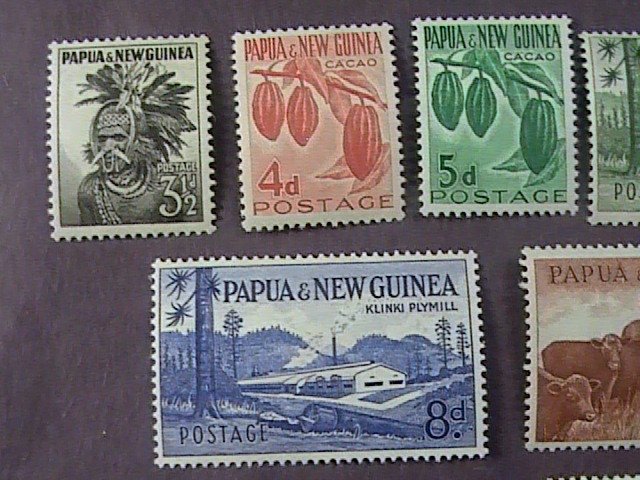 PAPUA/NEW GUINEA # 139-146-MINT/HINGE-COMPLETE SET-1958-60