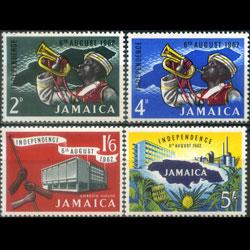 JAMAICA 1960 - Scott# 181-4 Indep. Set of 4 NH