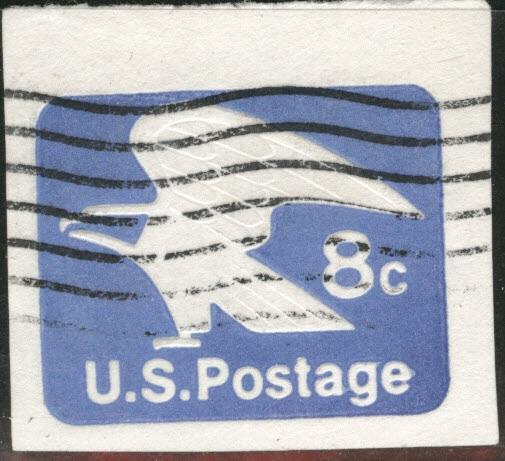 US Envelope cut square Scott U557