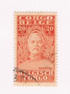 Belgian Congo  #117 Used Morton Stanley (B0197)