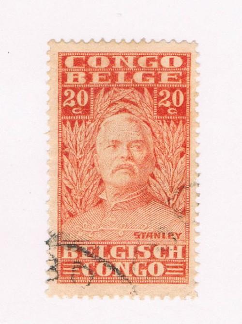 Belgian Congo  #117 Used Morton Stanley (B0197)