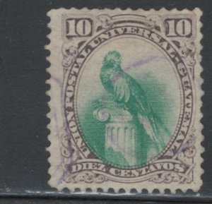 Guatemala 1881 Quetzal 10c Scott # 24 Used