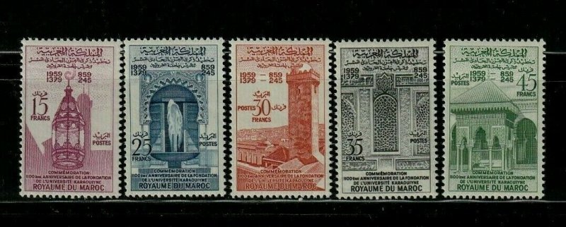 MOROCCO STAMPS 1960 SC# 39-43 King Mohammed V, 50th Birthday MNH