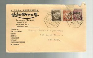 1934 Lorenzo Marques Mozambique commercial cover to USA John Orr & Company 2