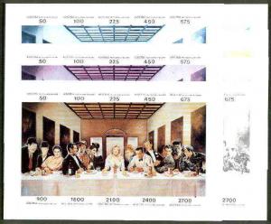 Abkhazia 1995 Anyone For Dinner composite sheetlet of 10 ...