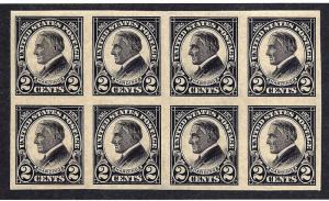 611 Mint,OG,NH... Block of 8... SCV $80.00