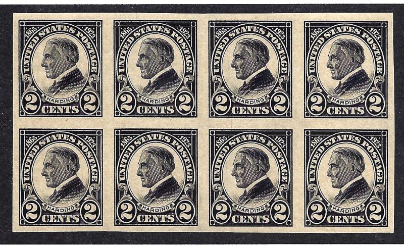 611 Mint,OG,NH... Block of 8... SCV $80.00