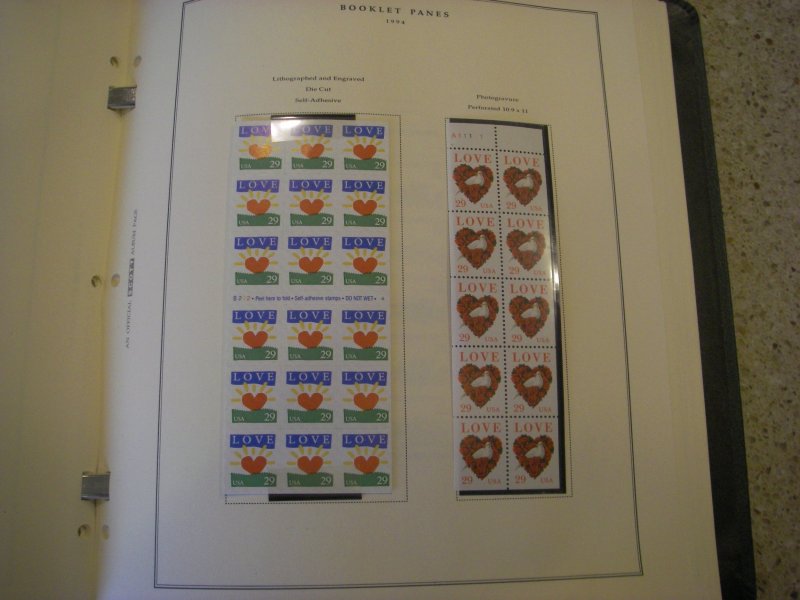 Booklet & Panes Collection, 1962-1999, FV $670+, Cat $1675, Nice