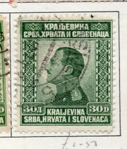 Yugoslavia 1924-31 Early Issue Fine Used 30d. NW-117037