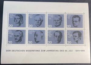 GERMANY # 890a--MINT/NEVER HINGED--SHEET OF 8--1964