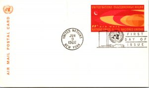 United Nations, New York, Government Postal Card, Worldwide First Day Cover