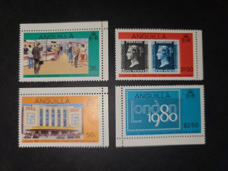 Anguilla #371-4 MNH Complete Set