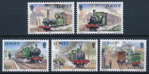 [61362] Jersey 1985 Railway Train Elsenbahn Chemin De Fer  MNH