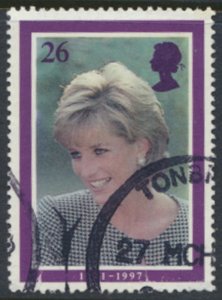 GB   Sc# 1794  SG 2024  Used Princes Diana 1998  see details  / scans