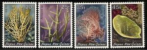 Papua New Guinea 588-91 MNH 1983 Coral
