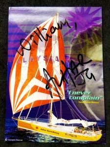 Malaysia Millennium 2000 Spirit Sailing Ship (maxicard) *signed *rare *c scan
