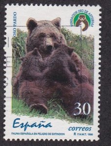 Spain # 2846, Bears - Endangered Wildlife, used