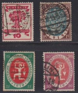 Germany Sc.# 105 / 108  Mi.# 107 / 110  Used L6