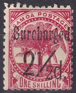 Samoa #26a  Unused  CV $13.00  (Z6935)