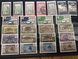 French Colonies mounted mint & used stamps duplication A12948