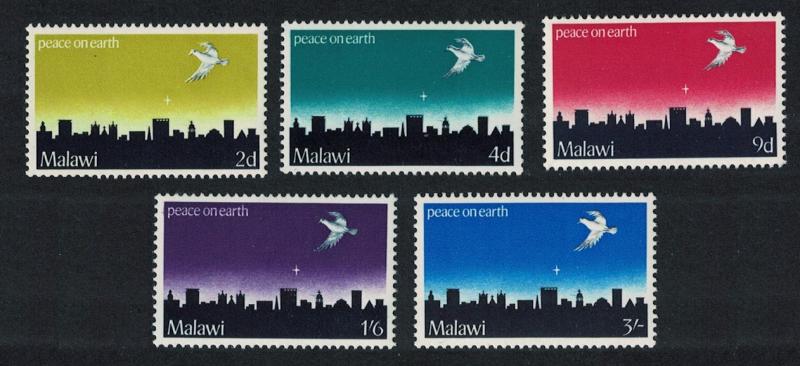 Malawi Dove over Bethlehem Christmas 5v SG#339-343