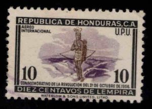 Honduras  Scott C275 Used 1965 Airmail  Indian stamp with similar cancels