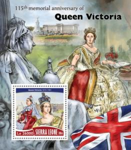 SIERRA LEONE 2016 SHEET QUEEN VICTORIA ROYALTY srl16713b