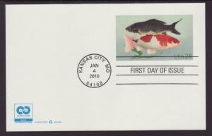 US UX556 Koi 2010 U/A FDC