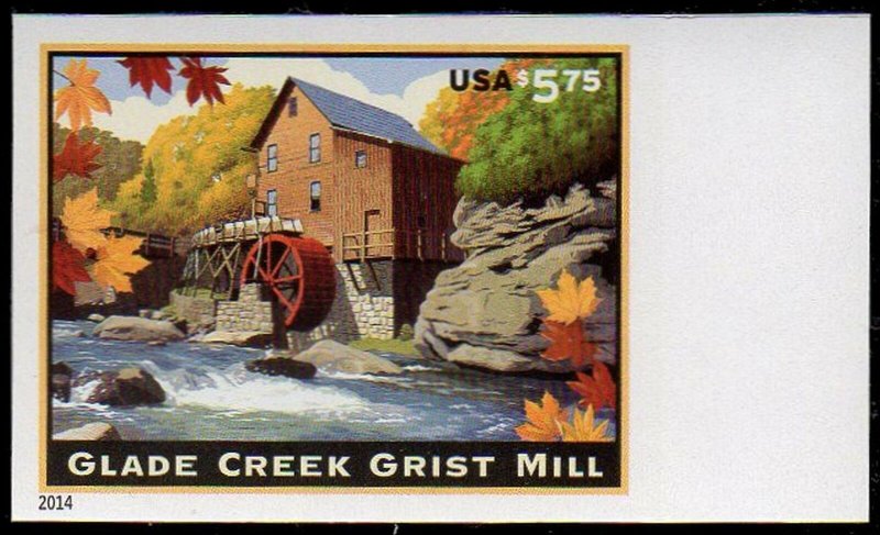 USA Sc. 4927a $5.75 Grist Mill 2014 MNH NO DIE CUTS