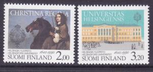 Finland 815-16 MNH 1990 University of Helsinki 350th Anniversary Set