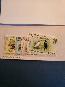 Stamps British Indian Ocean Territory Scott #39-42 never hinged