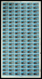 1966 Westminster Abbey (ORD) 3d Complete Sheet - w/ flaw - UNMOUNTED MINT/MNH