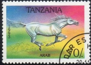 Tanzania 1155 - Cto - 70sh Arab Horse (1993) (cv $0.60)