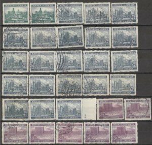 COLLECTION LOT # 4072 GERMANY OCCUPATION IN CZECHOSLOVAKIA #35-7 30 STAMPS