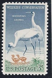 US Cat # 1098, Whooping Cranes, M-NH*-