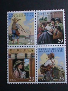 ​UNITED STATES-1993-SC#2785-a- CLASSIC BOOKS  -MNH BLOCK OF 4 VERY FINE