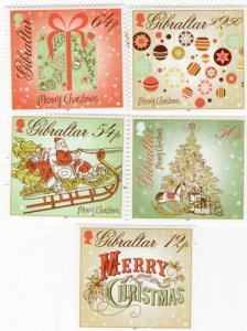 Gibraltar 2013 - Christmas - Set of 5 stamps - MNH